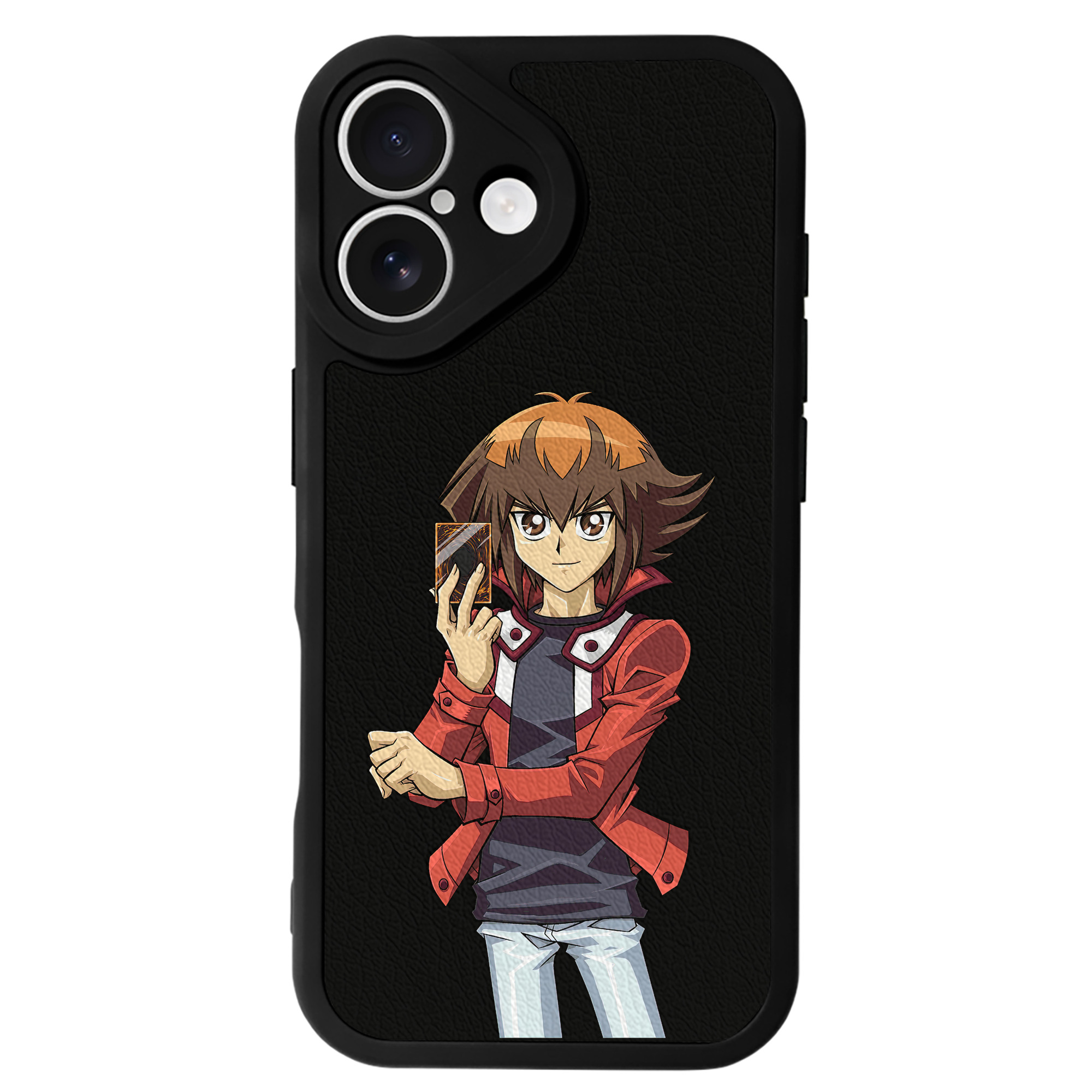 遊☆戯☆王 Yu-Gi-Oh! 【iPhone 16シリーズ対応】シリコンスマホケース（レザー調） 材質：シリコン